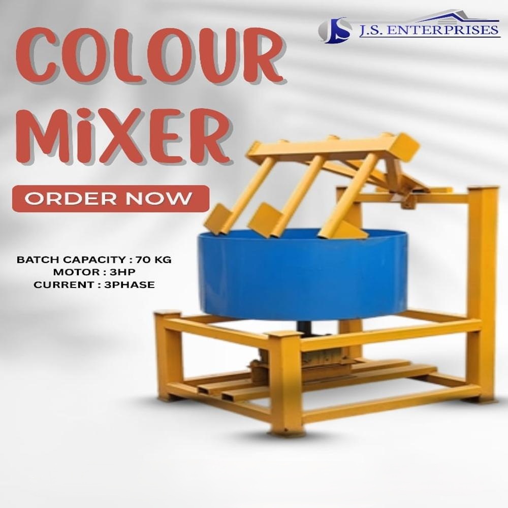 Colour Mixer - Capacity: 50 Kg
