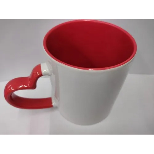Heart- Love Shape Ceramic Coffee Mug For Personalized Printing