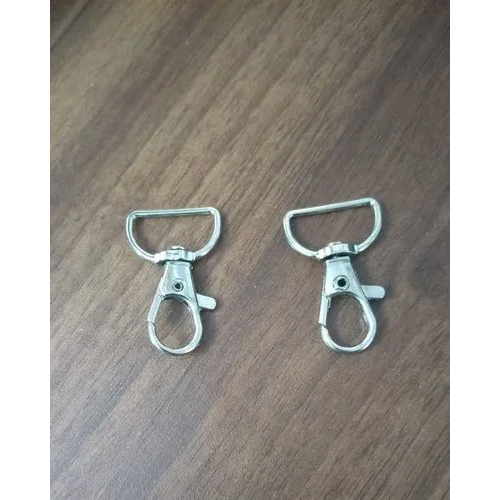 Silver Stainless Steel Lanyard Lock Clip