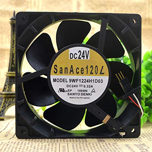 San Ace 120 9Wf1224H1D03 A90L-0001-0509 Fanuc Waterproof Fan Pin Plug - Color: Black