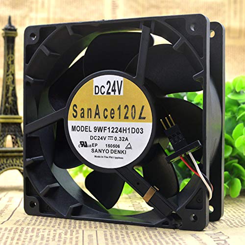 San Ace 120 9wf1224h1d03 A90l-0001-0509 Fanuc Waterproof Fan Pin Plug - Color: Black