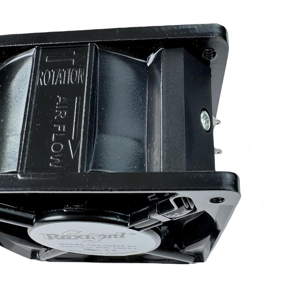 EC-120338 A1 T Axial Fan 115V 50/60Hz 0.07A 6.5W DC Brushless Air Cooling Fan 5500 RPM 120 * 120 * 38mm 2Wire (Metal)