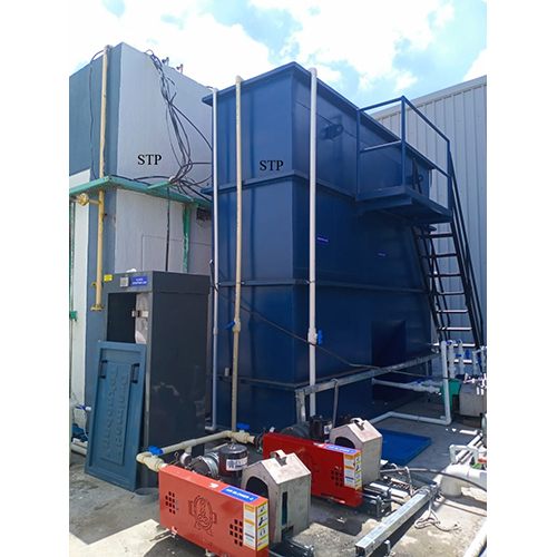 Industrial Sewage Treatment Plant - Material: Metal & Frp