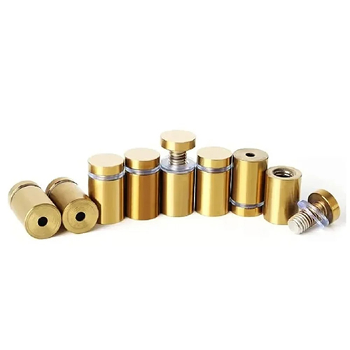 Pvd Gold Glass Stud - Design: Modern