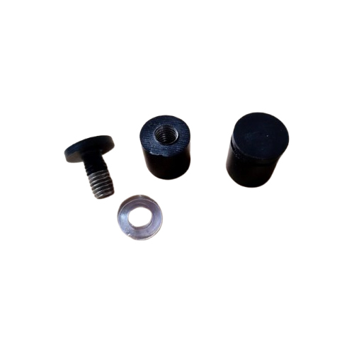Black Pvd Glass Stud - Design: Modern