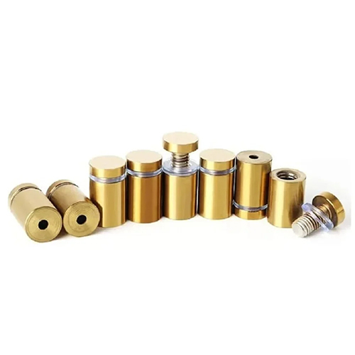 Pvd Gold Glass Stud - Design: Modern