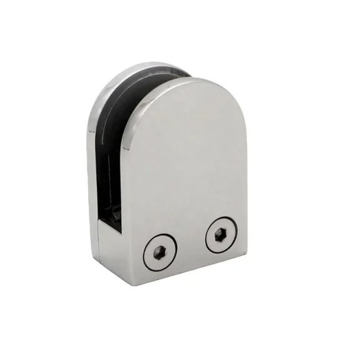 Stainless Steel D Glass Bracket - Application: Door