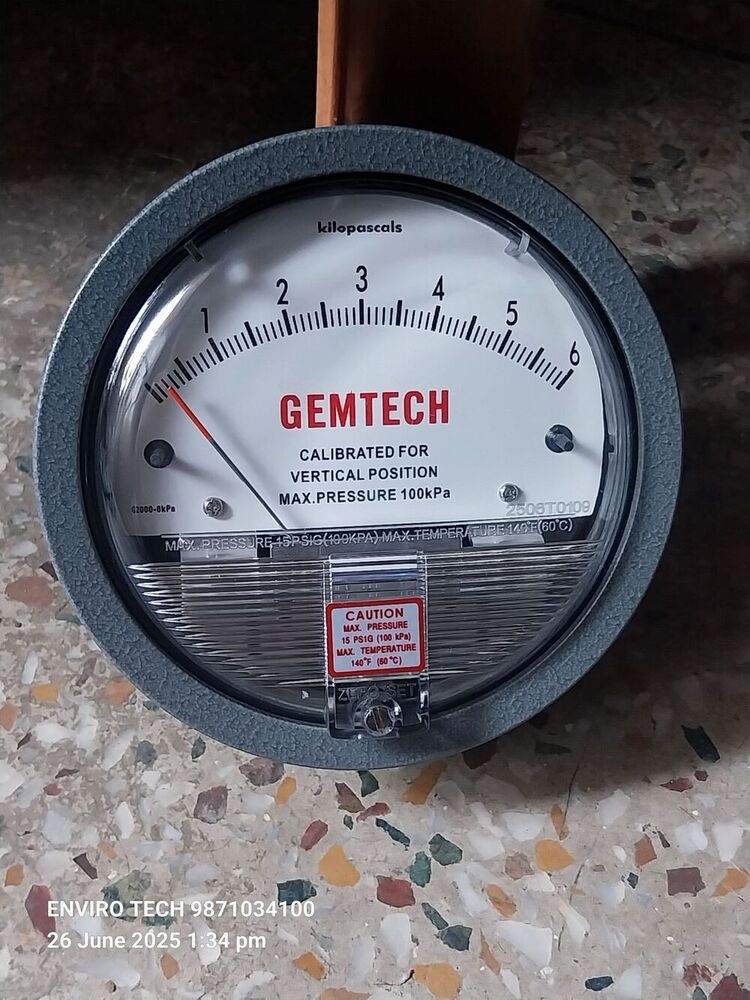 GEMTECH OMEGA DIFFERENTIAL PRESSURE GAUGE IN Sector 82 JLPL INDUSTRIAL AREA Mohali