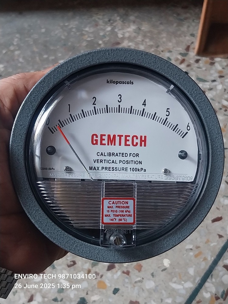 GEMTECH OMEGA DIFFERENTIAL PRESSURE GAUGE IN Sector 82 JLPL INDUSTRIAL AREA Mohali