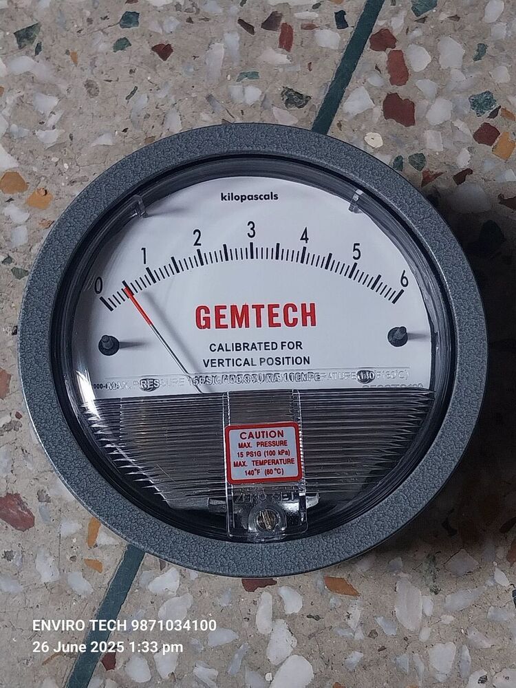 GEMTECH OMEGA DIFFERENTIAL PRESSURE GAUGE IN JLPL INDUSTRIAL AREA MOHALI