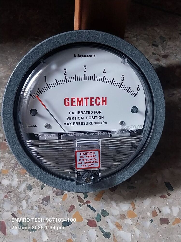 GEMTECH OMEGA DIFFERENTIAL PRESSURE GAUGE IN JLPL INDUSTRIAL AREA MOHALI