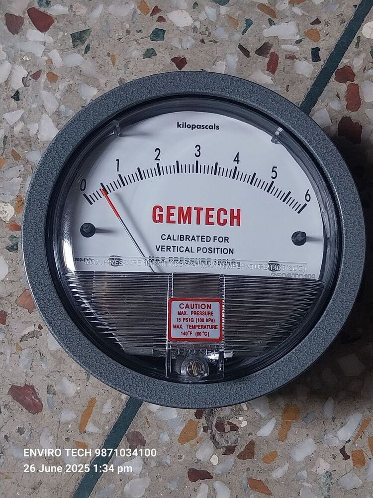 GEMTECH Differential Pressure Gauge Distributor From Datia Madhya Pradesh