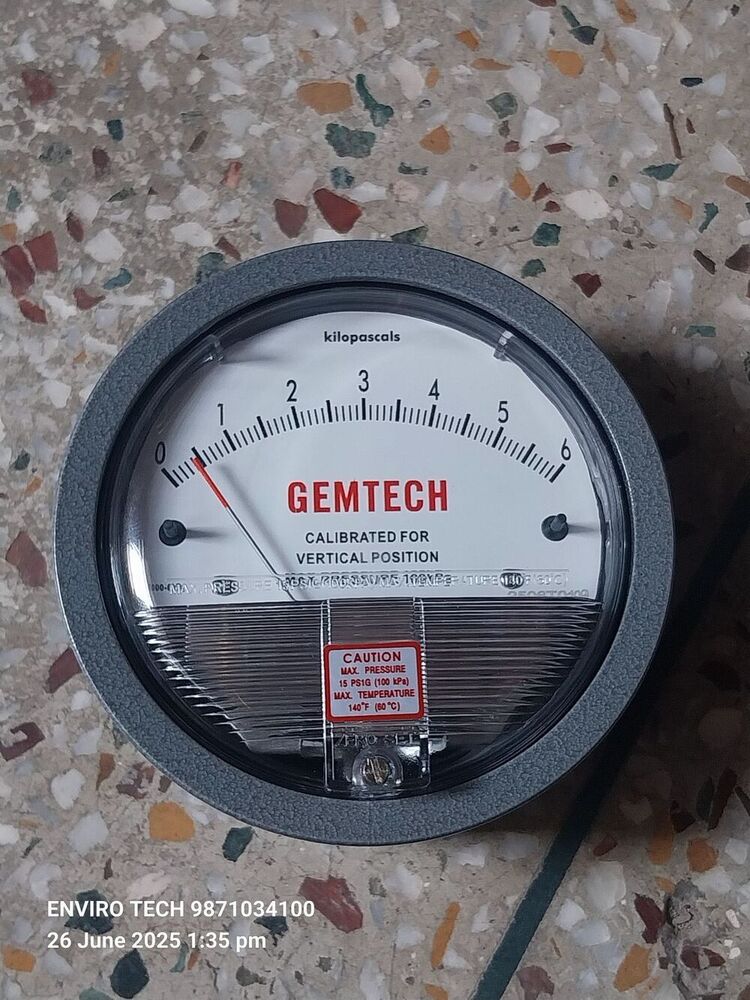 GEMTECH Differential Pressure Gauge Distributor From Datia Madhya Pradesh