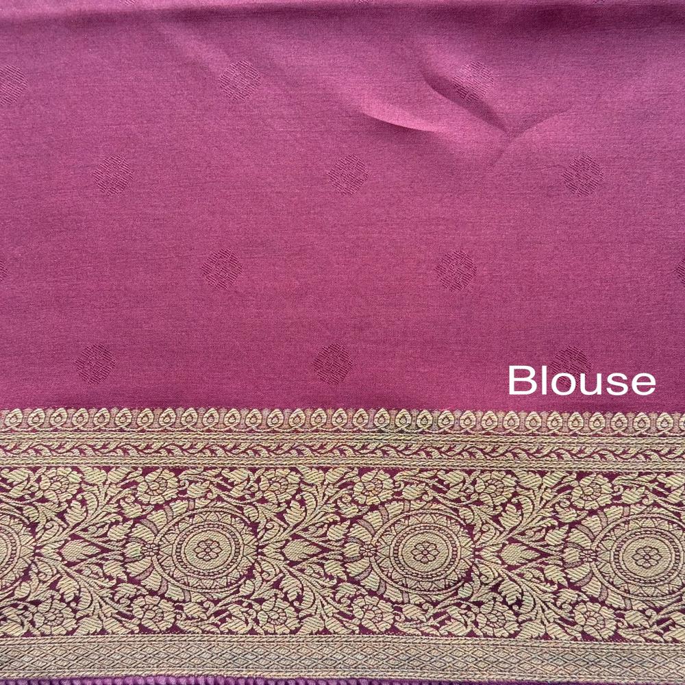 Beautiful Banarasi Saree - Color: Maroon