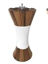 Ceramic Modern Look One Piece Basin - Color: Brown