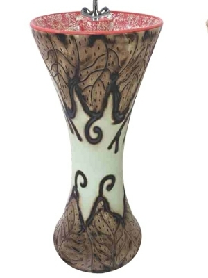 One टुकड़ा High-Gloss Glazed Finish Basin