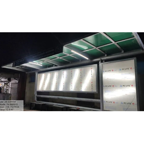 Bus Stop Shelter Roof With Solar Panel