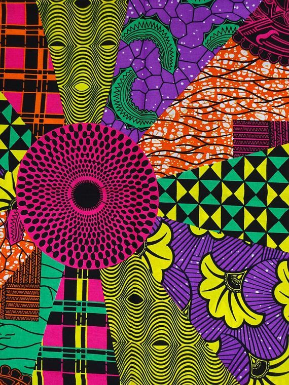 African Wax Print Width 58
