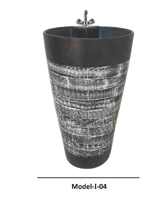 Ceramic One टुकड़ा Basin