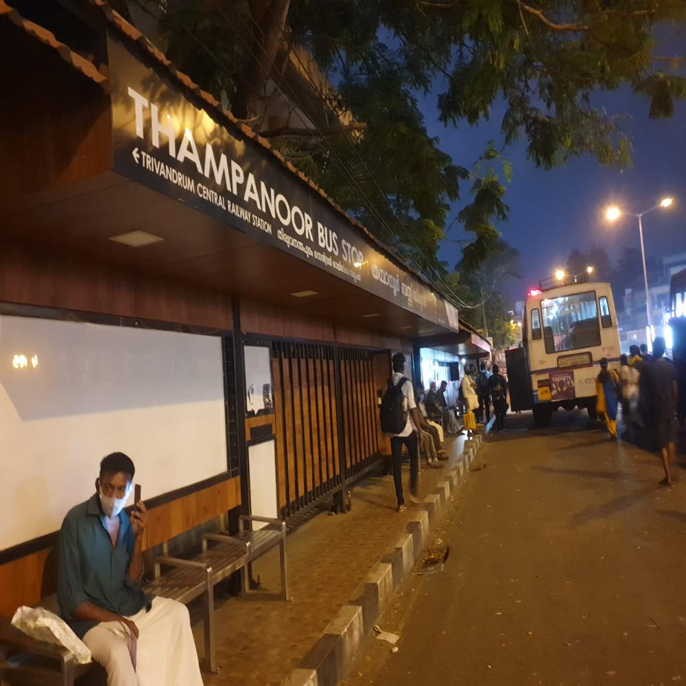 Smart Bus Stand Shelter