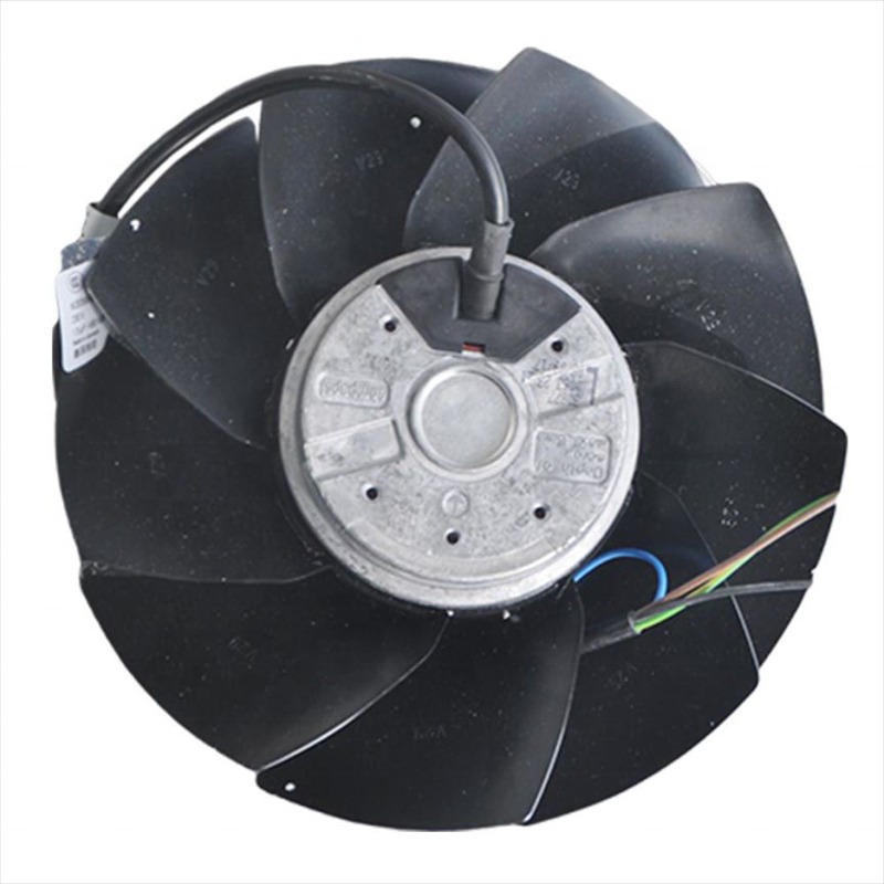 Ebmpapst A2e200-ah38-01 230vac 0.3a 64w 200mm 2600rpm Outer Rotor Electric Control Cabinet Motor Axial Cooling Fan - Color: Black