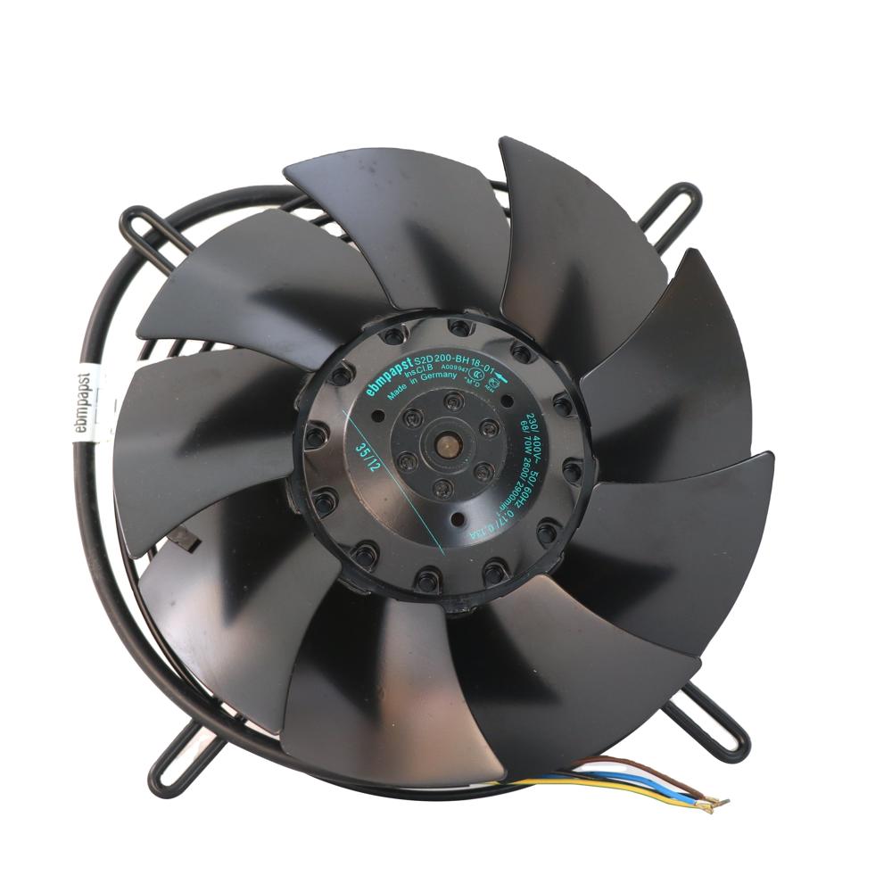 Ebmpapst S2D200-BH18-01 M2D068-BC 200mm 0.17A 68W 400V AC 2600RPM Electric Control Cabinet Axial Cooling Fan