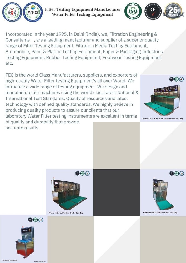 Water Air Leak Test Equipment