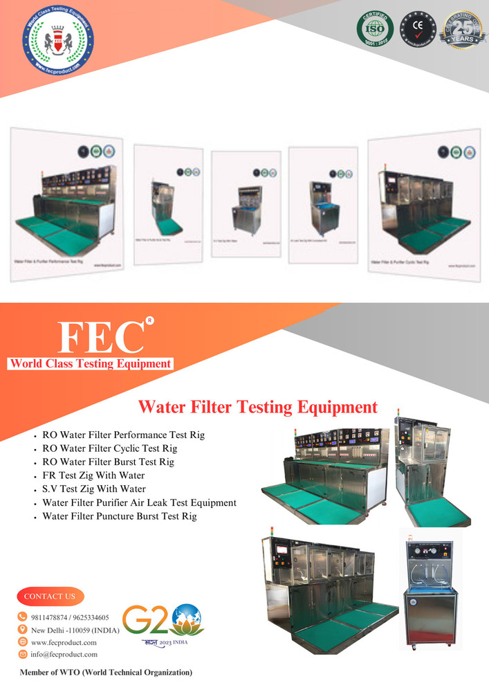 Water Air Leak Test Equipment