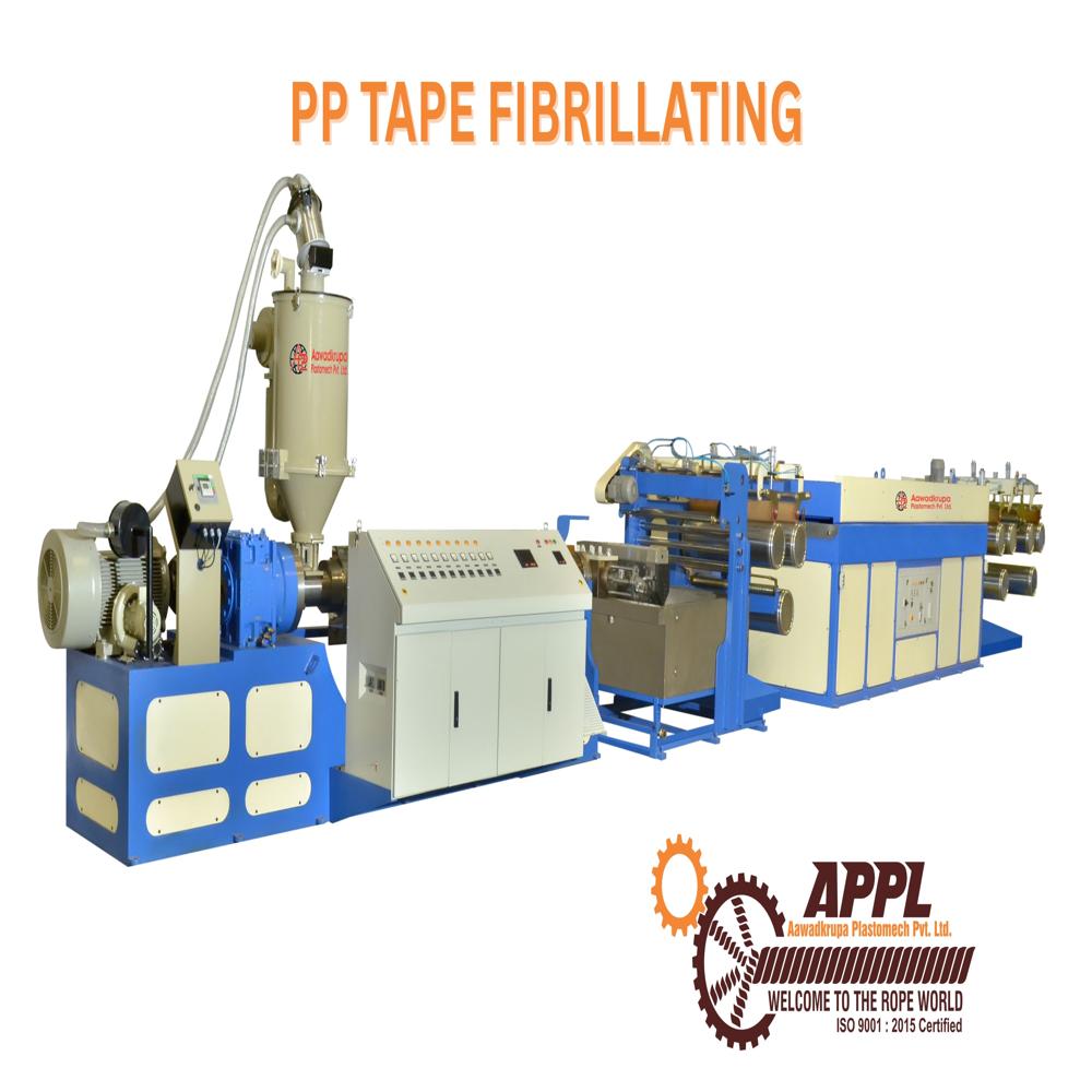 100mm PP Tap Fibrillating Extrusion Plant