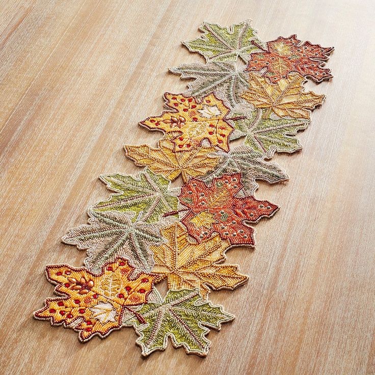 Beaded Runner set for Dining Table