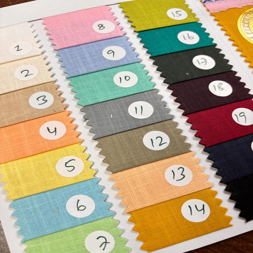 60 Lee Cotton Linen Shirting Fabric