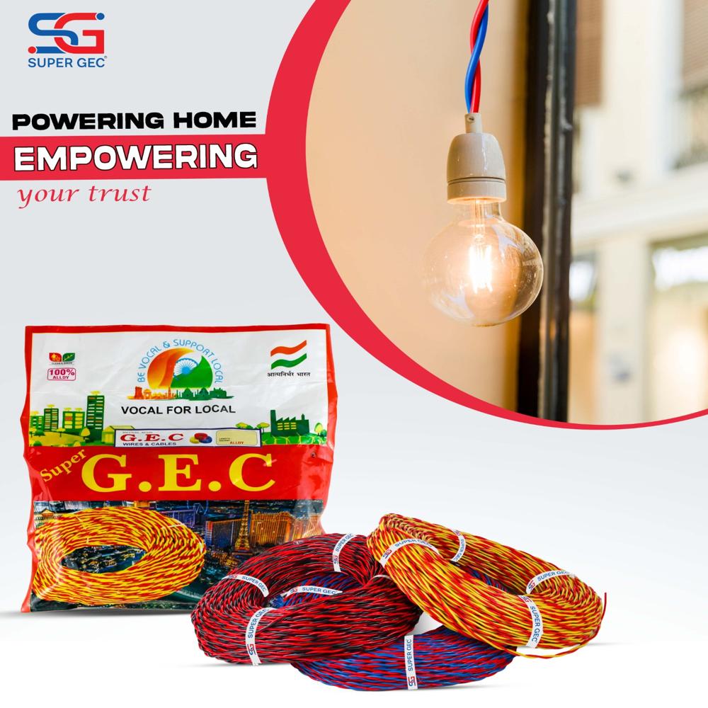 14-76 Gec Aluminium Flexible Polypack 90 Mtr - Color: Multi Colors
