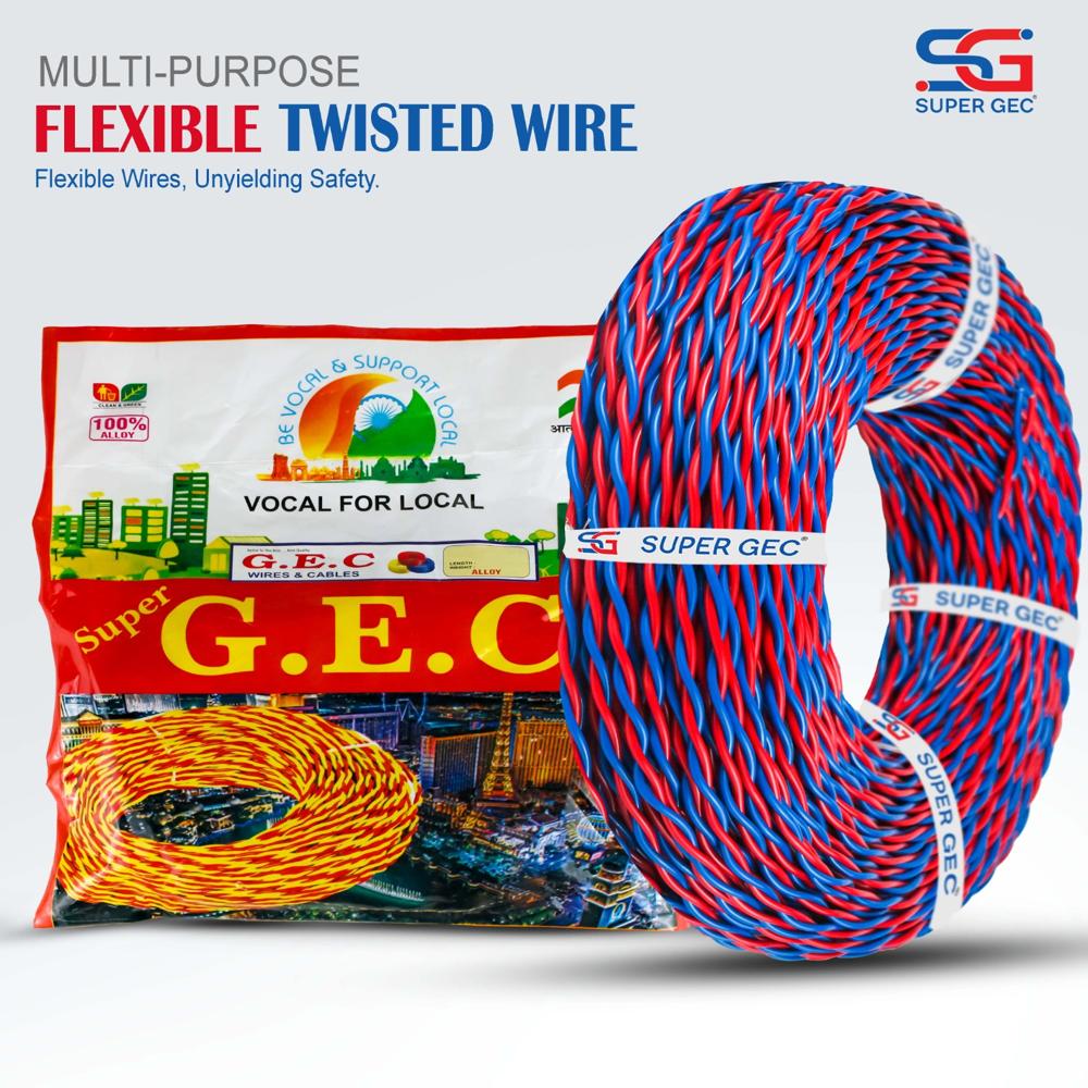 14-76 Gec Aluminium Flexible Polypack 90 Mtr - Color: Multi Colors