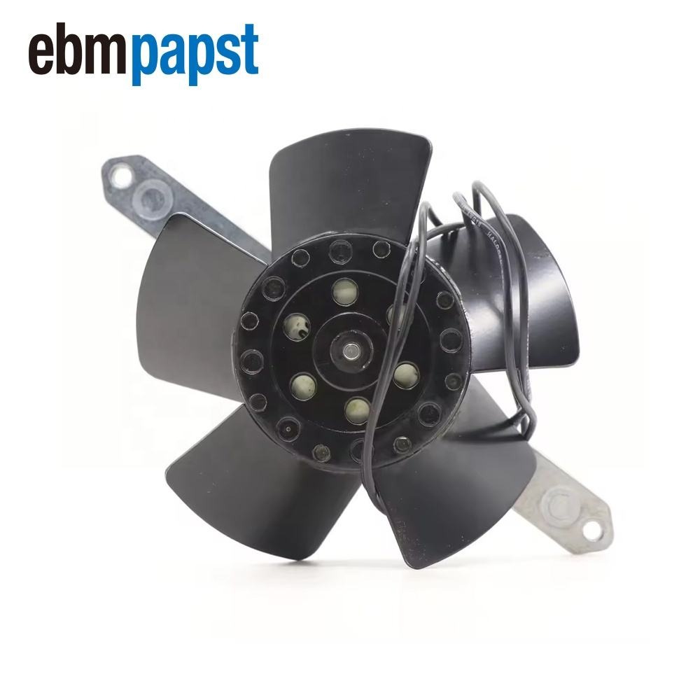 Ebmpapst 4656tz 230v 50hz 60hz 19w 18w 2600rpm 2950rpm Metal Ball Bearing Rail Transit Ups Machine Axial Cooling Fan - Color: Black