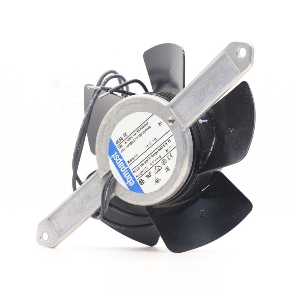 ebmpapst 4656TZ 230V 50HZ 60HZ 19W 18W 2600RPM 2950RPM Metal Ball Bearing Rail Transit UPS Machine Axial Cooling Fan