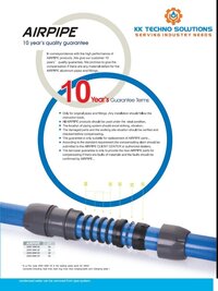 Modular Compressed Aluminium Airpipe System