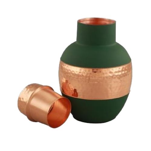 Copper Apple Pot By Metal Krafts
