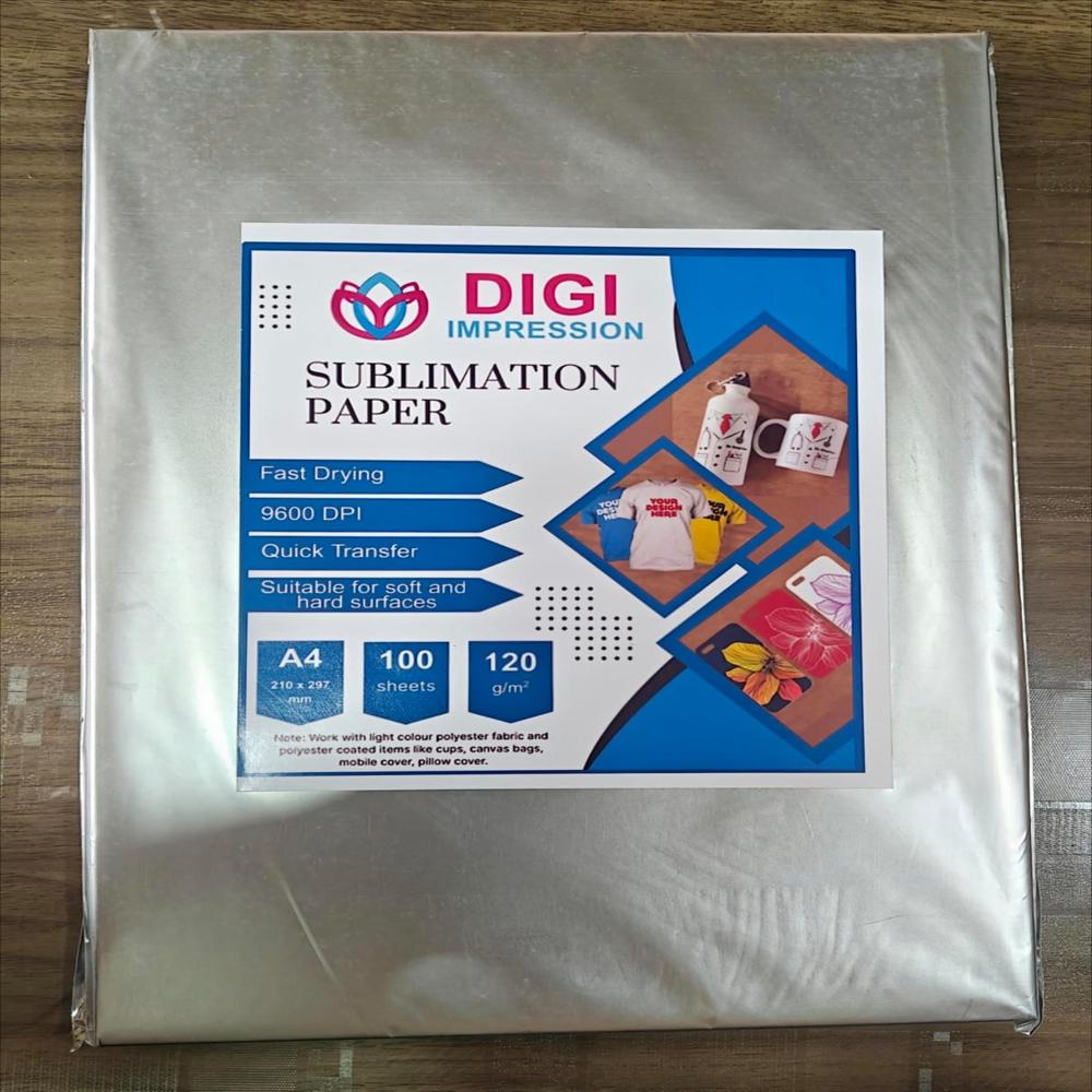 DIGI IMPRESSION A4 120 GSM Sublimation Paper