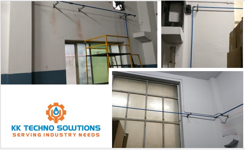 Compressed Air Pipe Fitting With Connectors - Application: Industrial