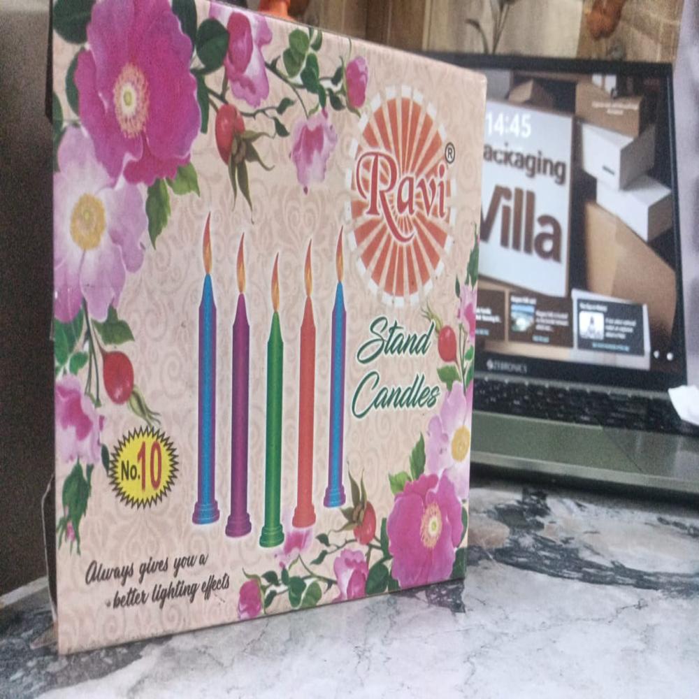 Candle Packaging Box - Coating Type: Gloss