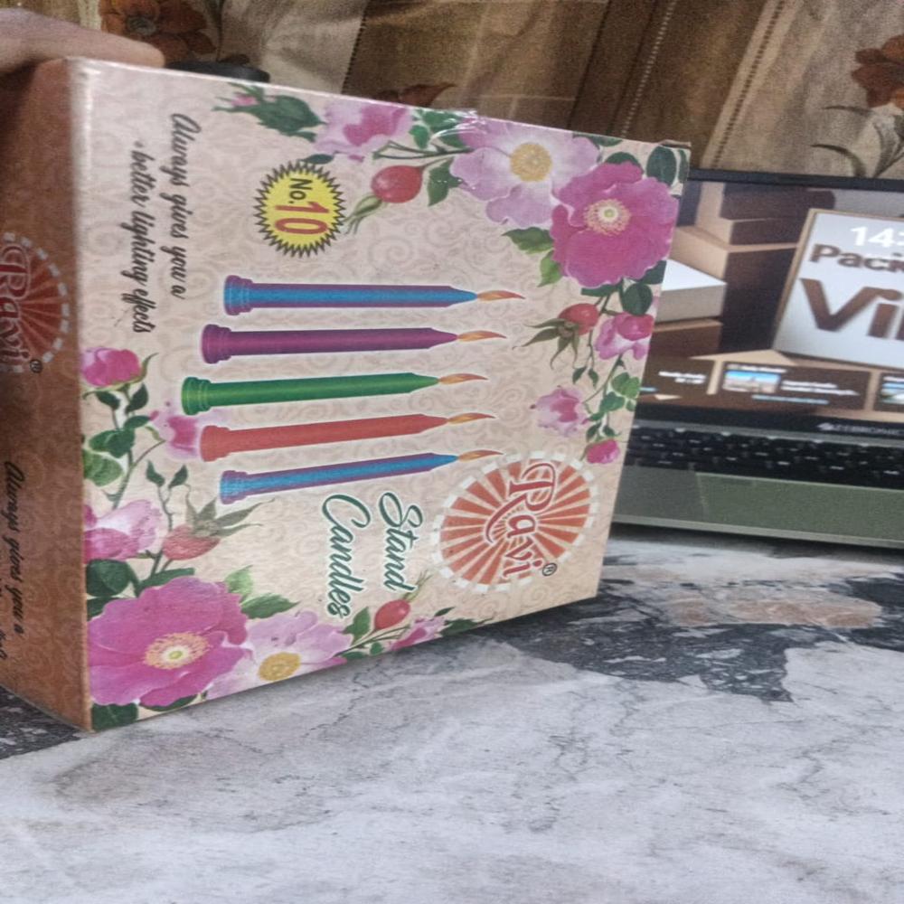 Candle Packaging Box - Coating Type: Gloss