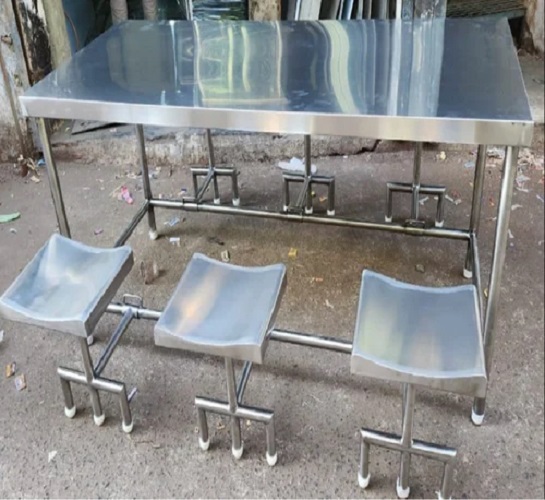 Modern Stainless Steel Dinning Table