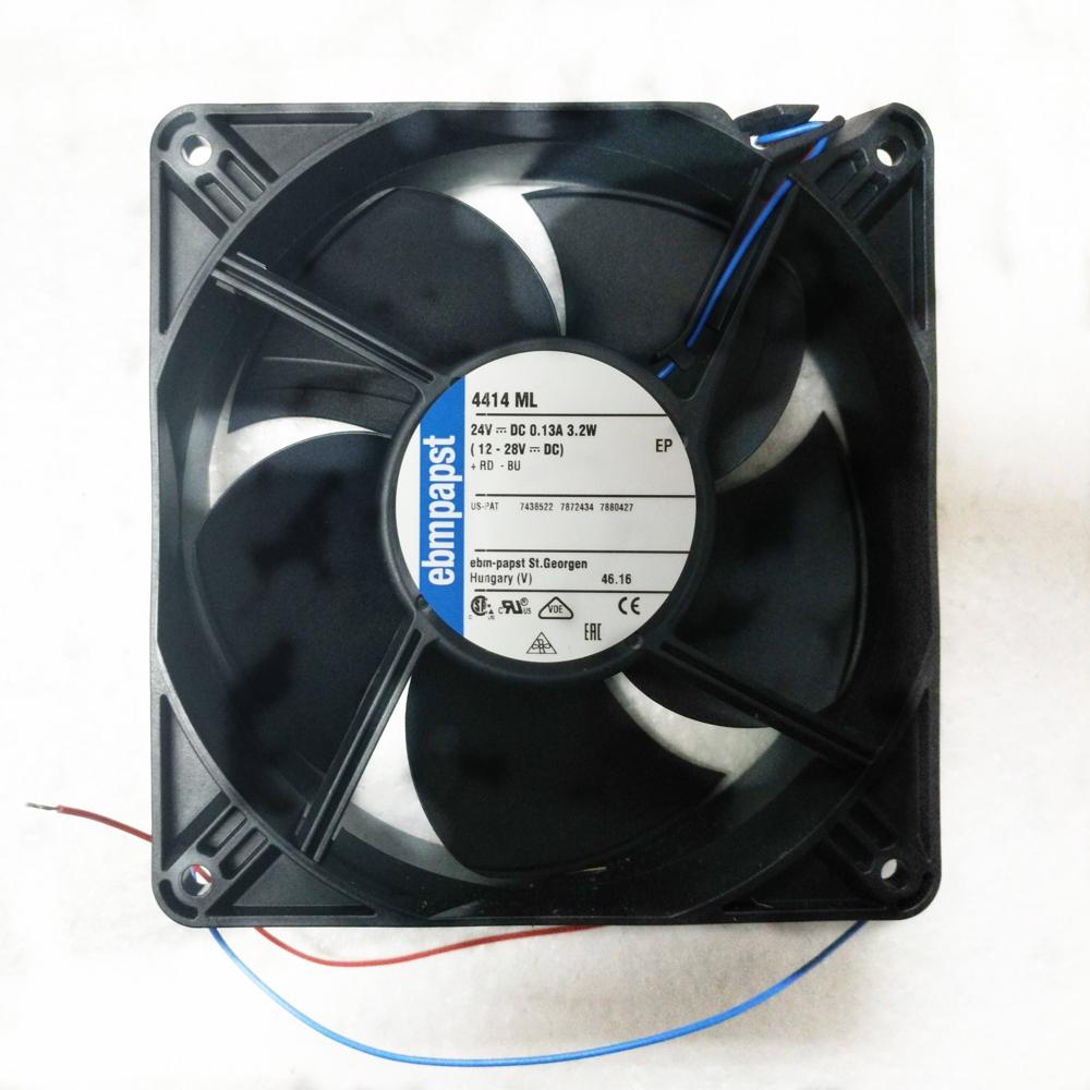 4414ML ebmpapst Axial Fan EBM-PAPST TYPE:4414ML EBM FAN 24V 119 X 119 X 38 mm