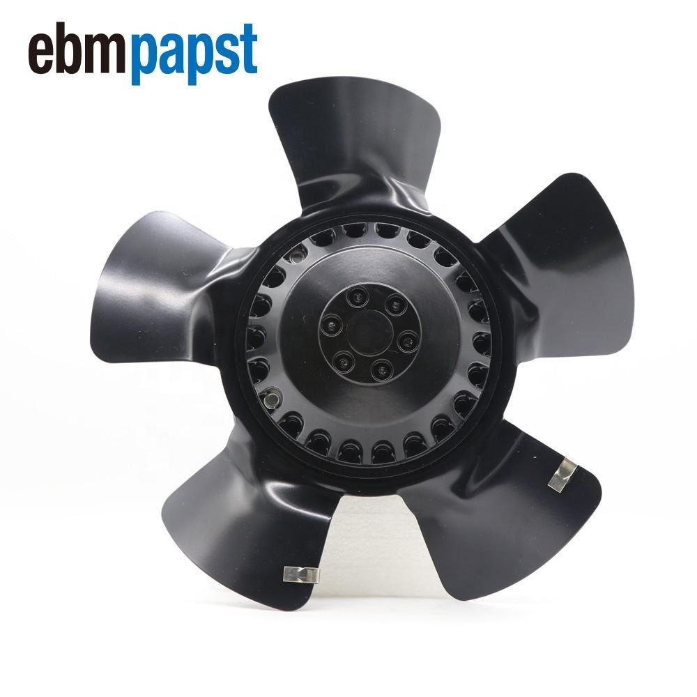 ebmpapst A2E200-AF05-15 230V AC 2650RPM 51W 1.5A 200mm 4 Wires Ball Bearing Axial Cooling Fan of Pitch Motor