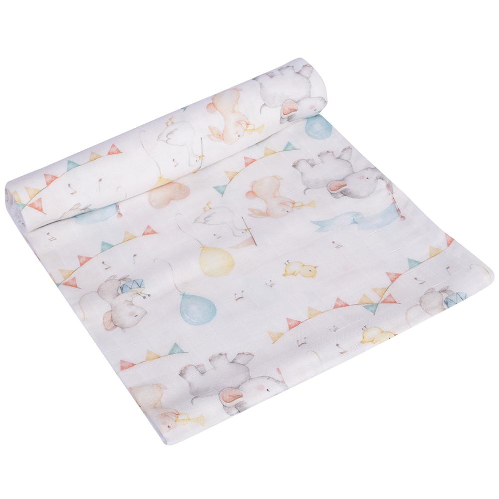 Organic Cotton Digital Printed Baby Swaddle