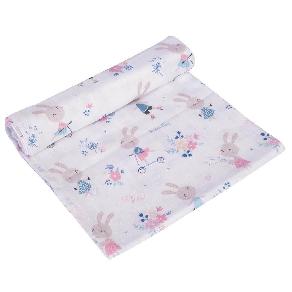 Organic Cotton Digital Printed Baby Swaddle
