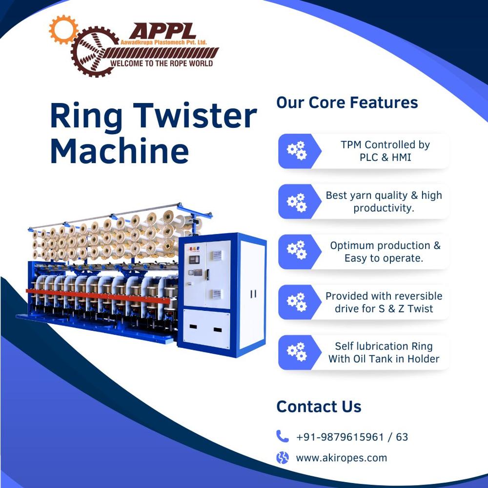 10 Inch Ring Twister - Automatic Grade: Semi-automatic