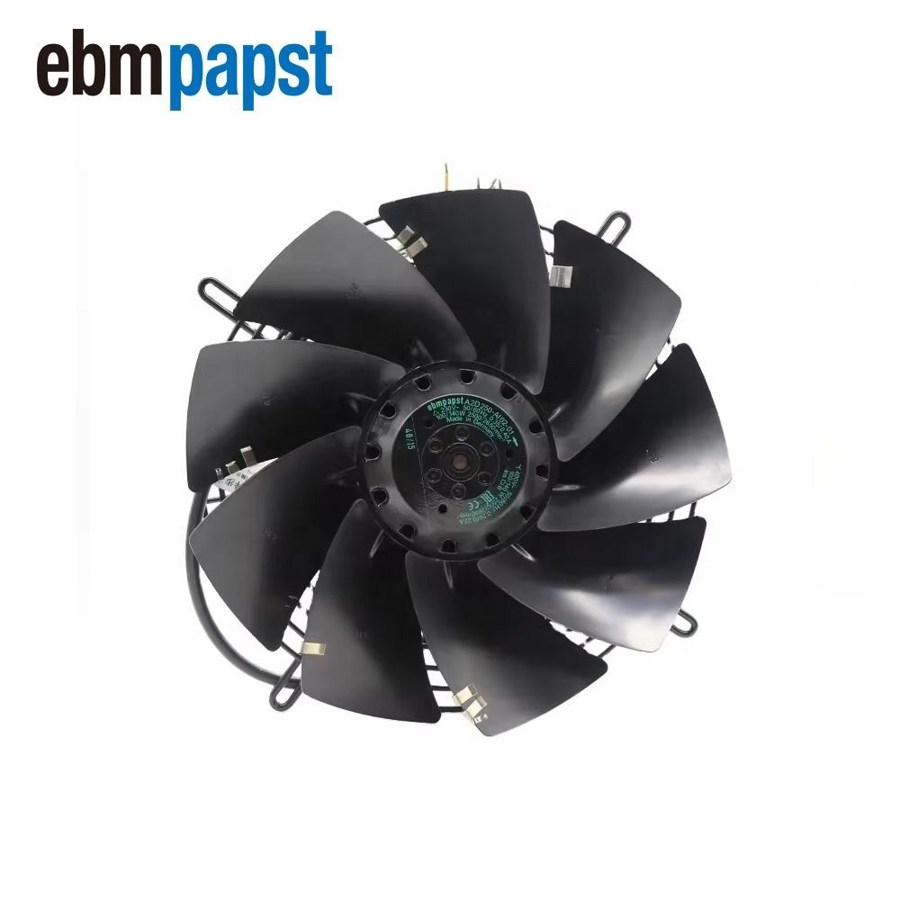 ebmpapst S2D250-BI02-01 400V AC 100/140W 0.2/0.23A S2D250-BI14-10 IP44 Ball Bearing Outer Rotor Rail Traffic Axial Cooling Fan