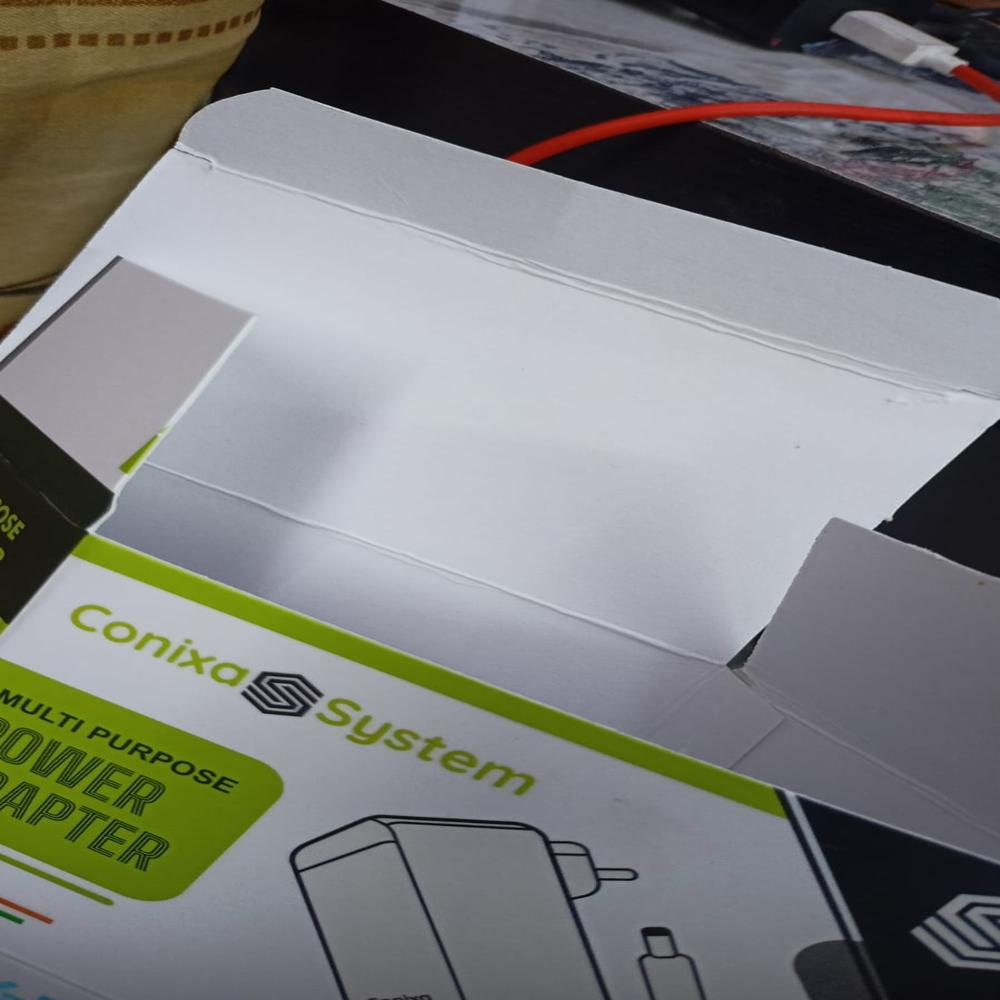 Charger Packaging Box - Coating Type: Gloss