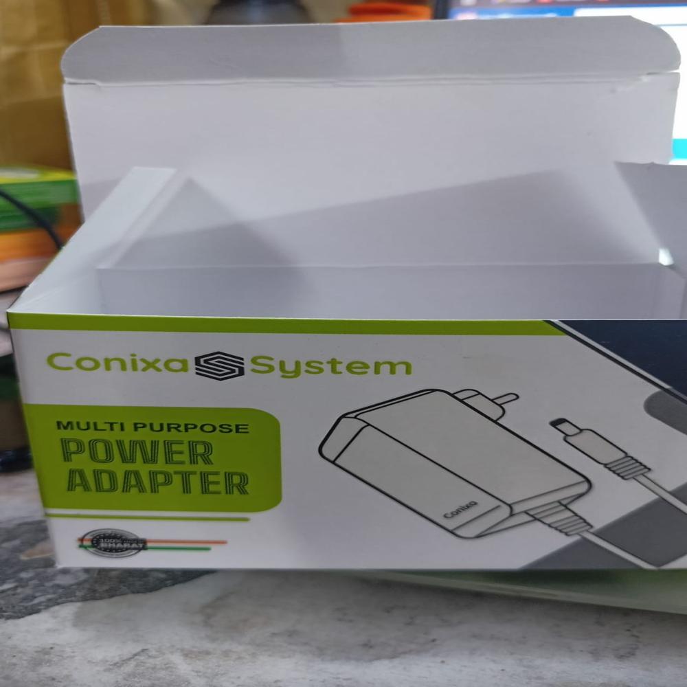 Charger Packaging Box - Coating Type: Gloss